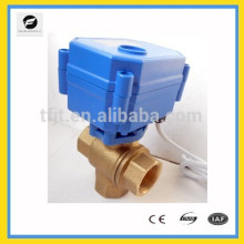 CWX15Q 3 way electric automatic ball valve DN12 DN20 DN25 for water equipment, Small equipment for automatic control